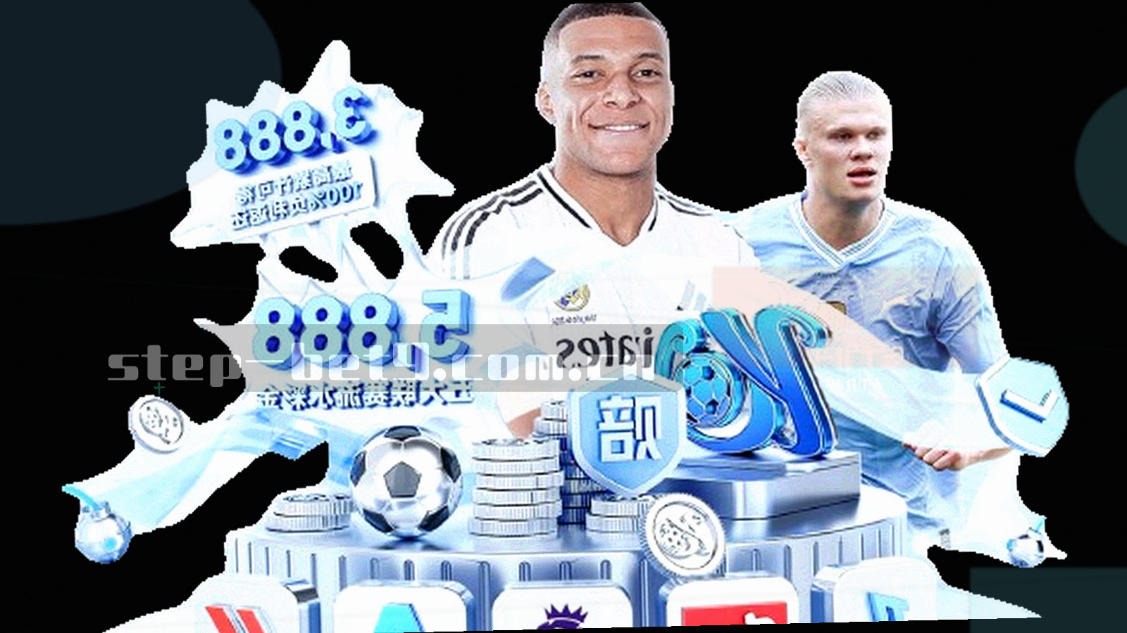 四条平行刻度线由深到浅排列，末端分别指向账号、版本、公告与导出四类界面入口
